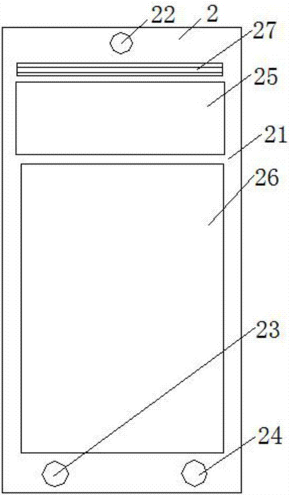 Touch type elevator control box and elevator control system