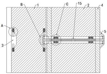 Refrigeration house wallboard convenient to assemble