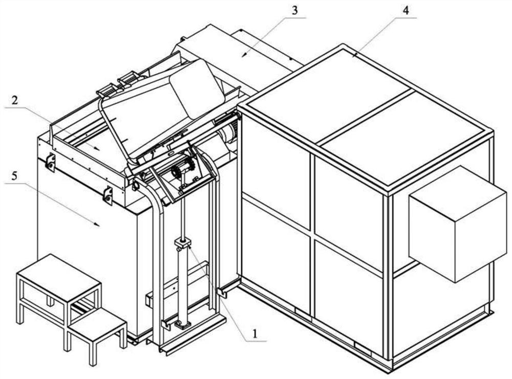 Intelligent reduction treatment system and method for wet garbage