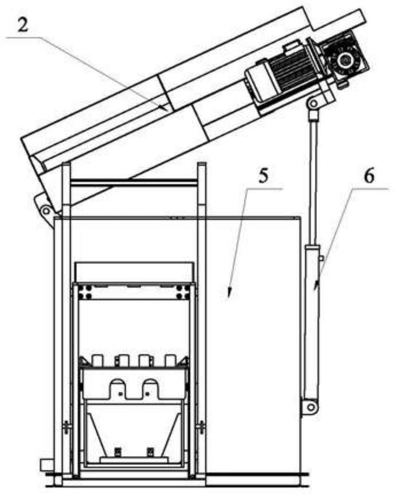 Intelligent reduction treatment system and method for wet garbage