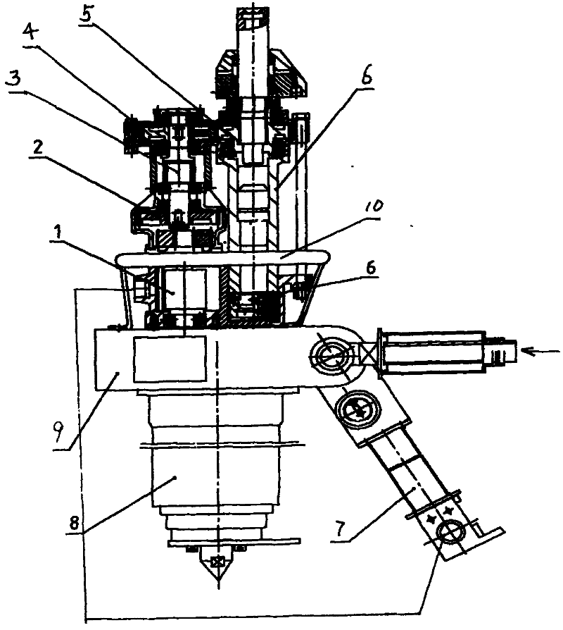 Pneumatic anchor rod hammer drill