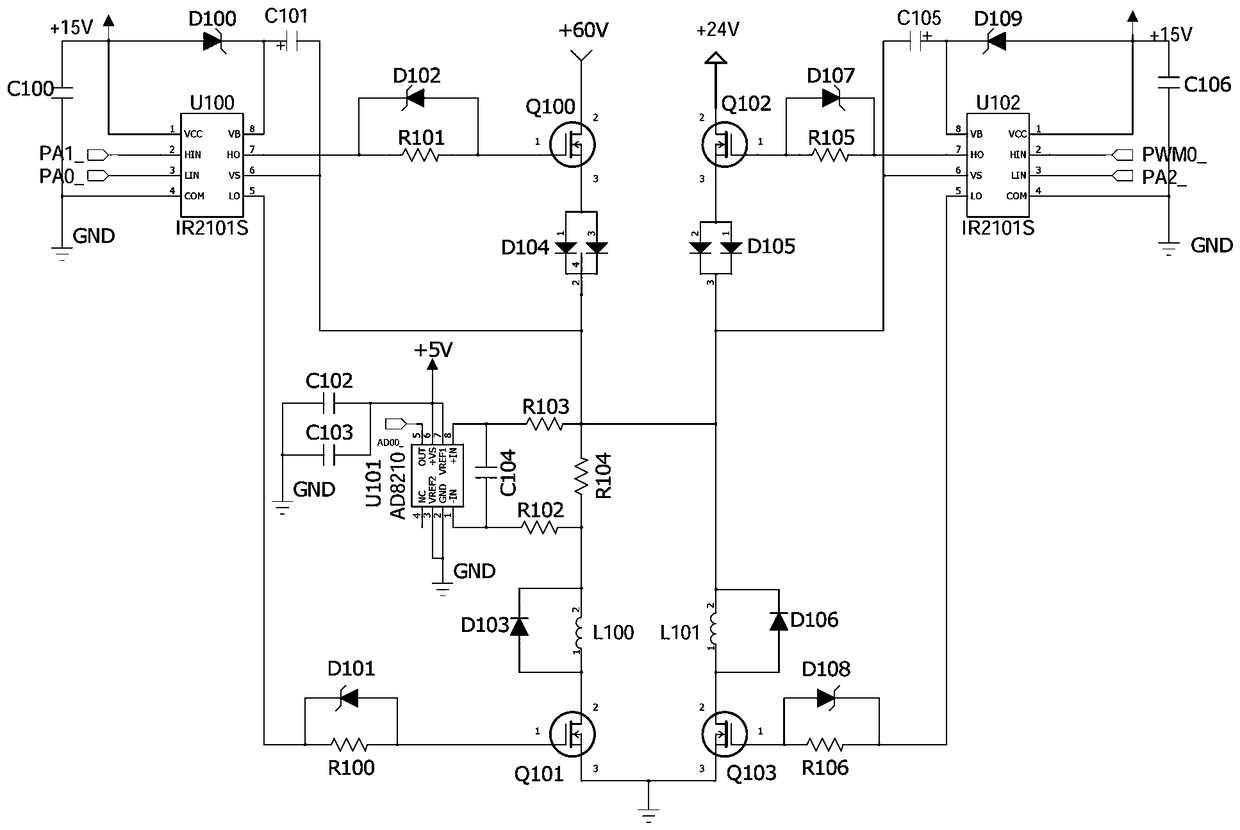 Dual-voltage driving circuit provided with natural gas injection solenoid valves