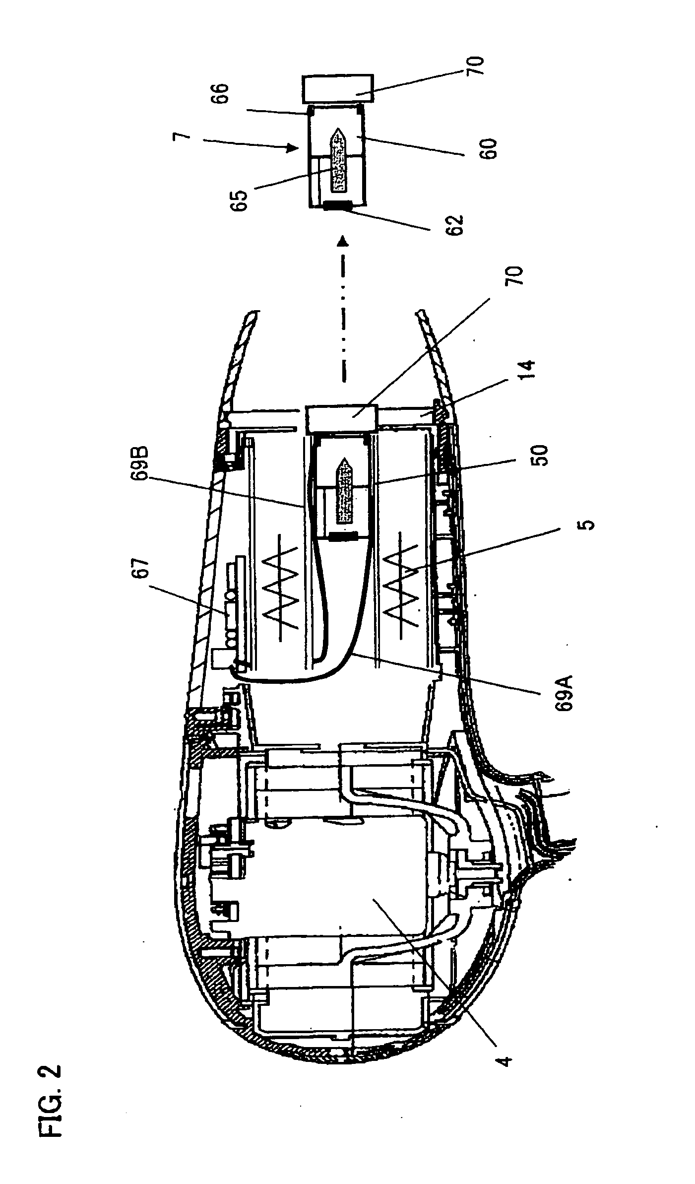 Electrostatic atomizing hairdryer and electrostatic atomizer