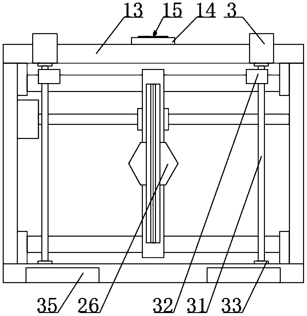 Glue scraping device for production of electronic display screen