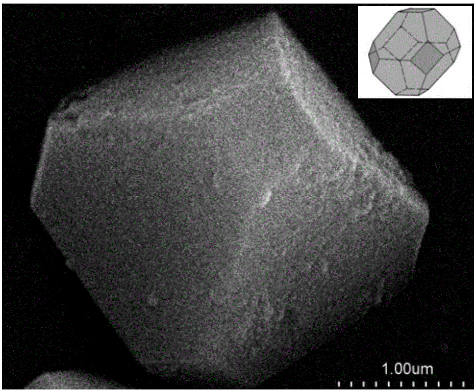 Tetrakaidecahedron metal hydroxystannate and preparation method and application thereof