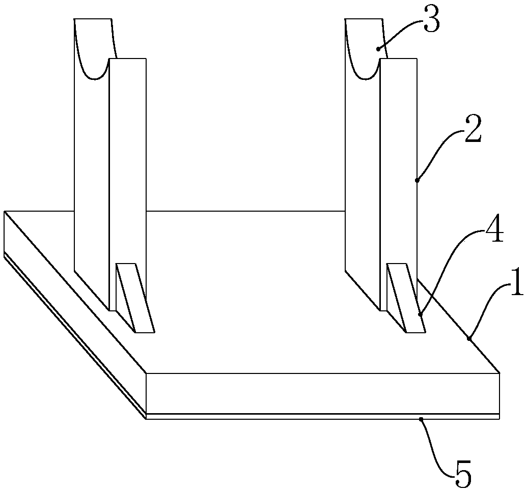 Temporary placement device for textile reel