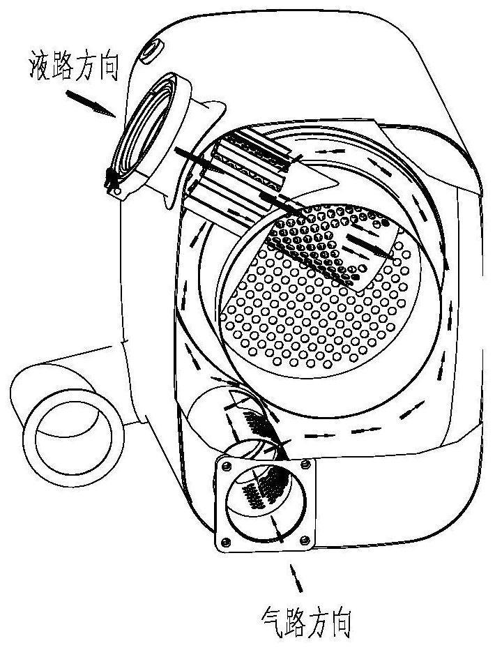 A post-processor structure with detachable integrated urea nozzle