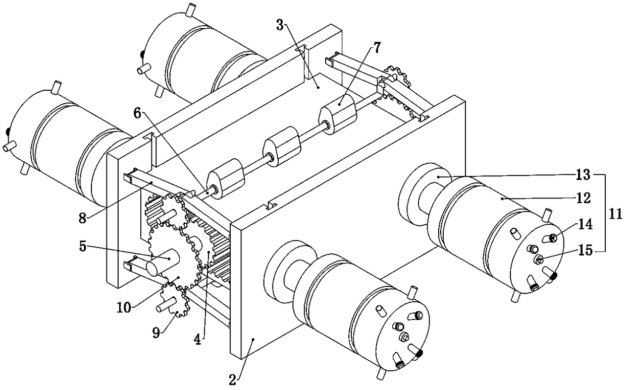 Piston horizontally opposed gear shaft output power engine