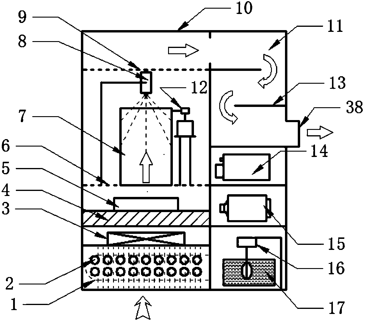 Oil smoke generating device