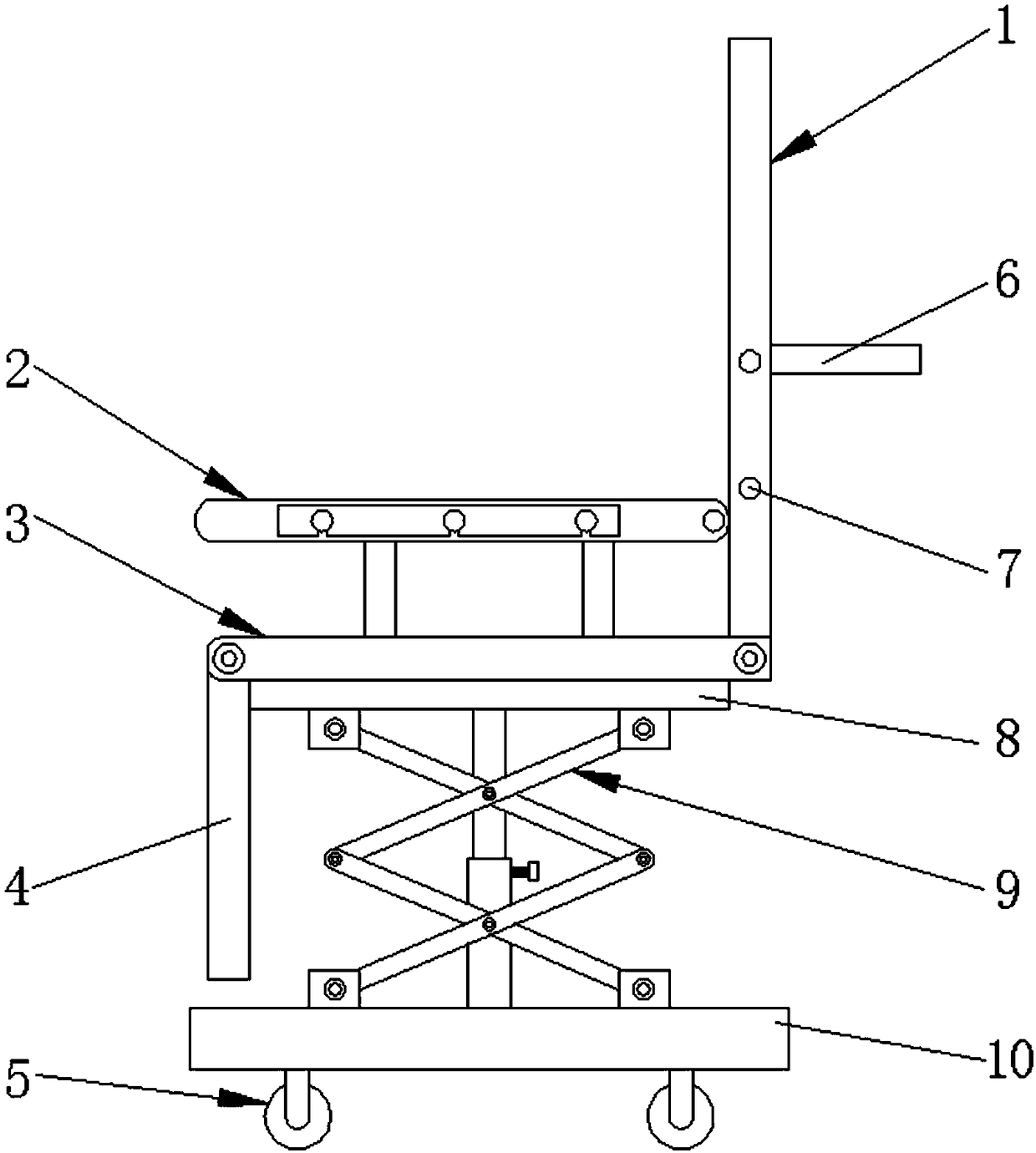 Atomizing seat for respiratory medicine