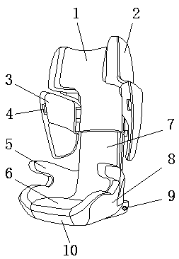 An adjustable lightweight aviation seat