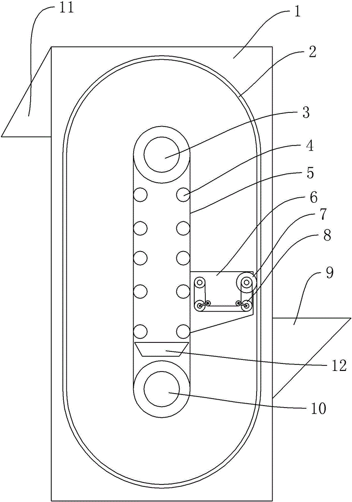 Vertical lifting device of roller mill used for processing steel slag