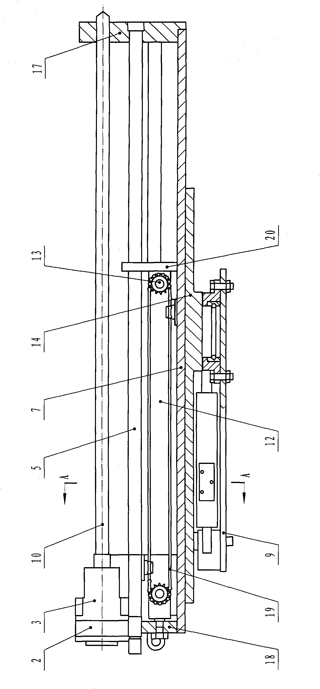 Vehicle hydraulic drill