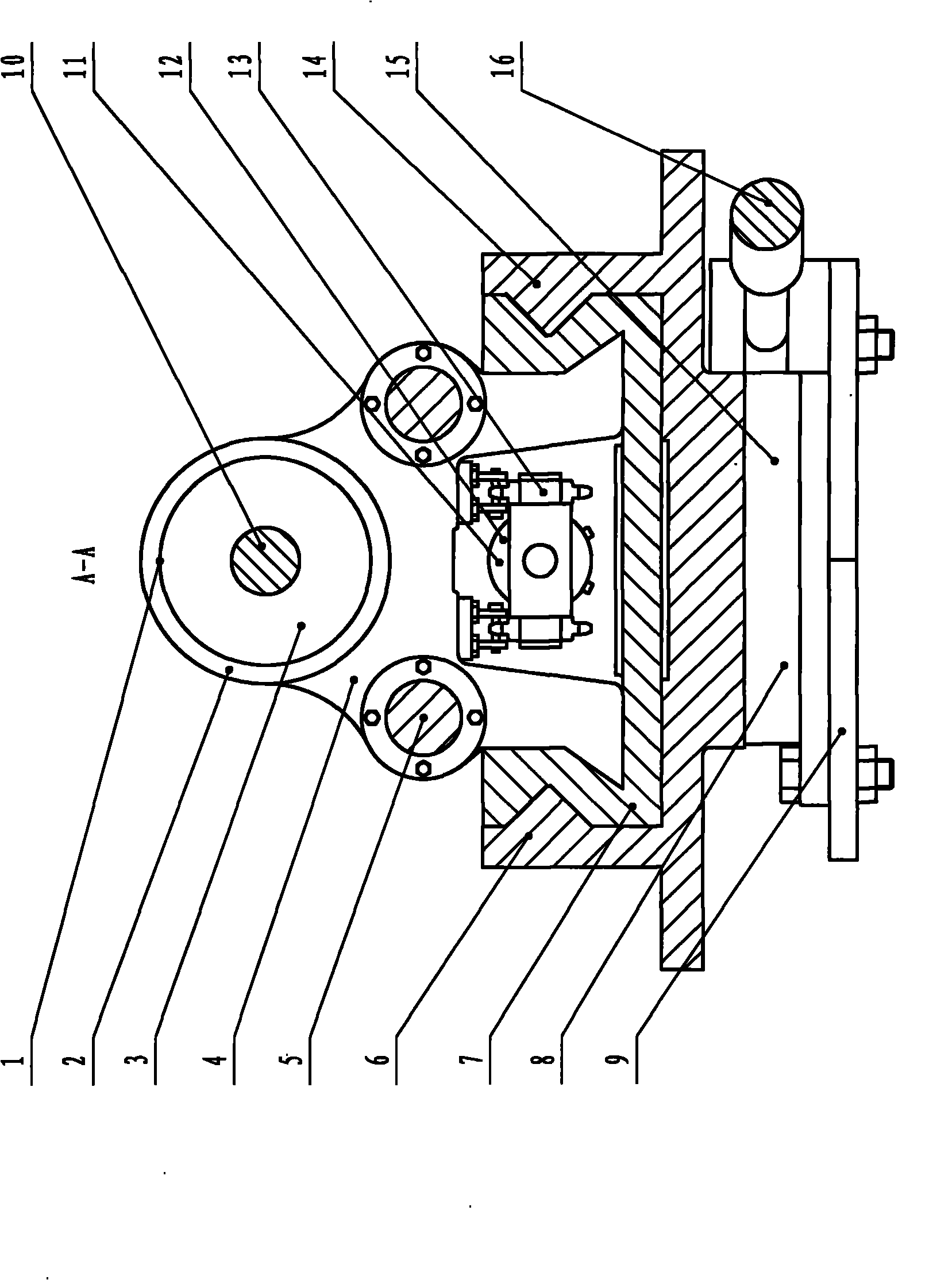 Vehicle hydraulic drill