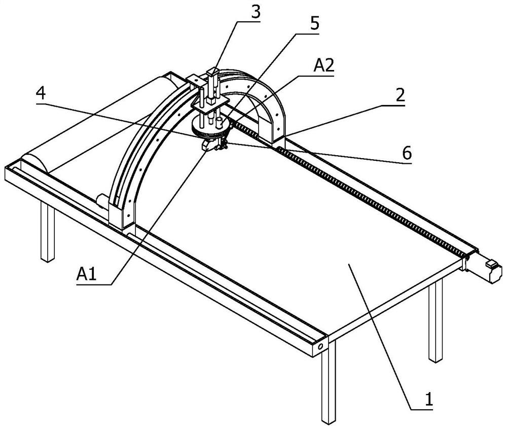 Image intervention operating bed