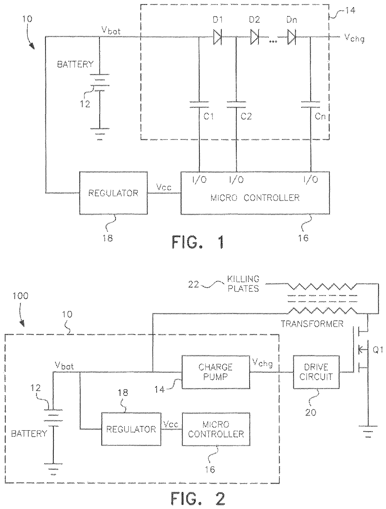 Electronic rodent trap with voltage booster circuit for improved trap performance over the life of the battery