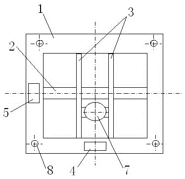 High-precision engineering measurement lofting discharge device and method