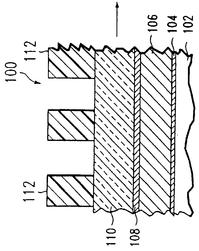 Method for high temperature etching of patterned layers using an organic mask stack