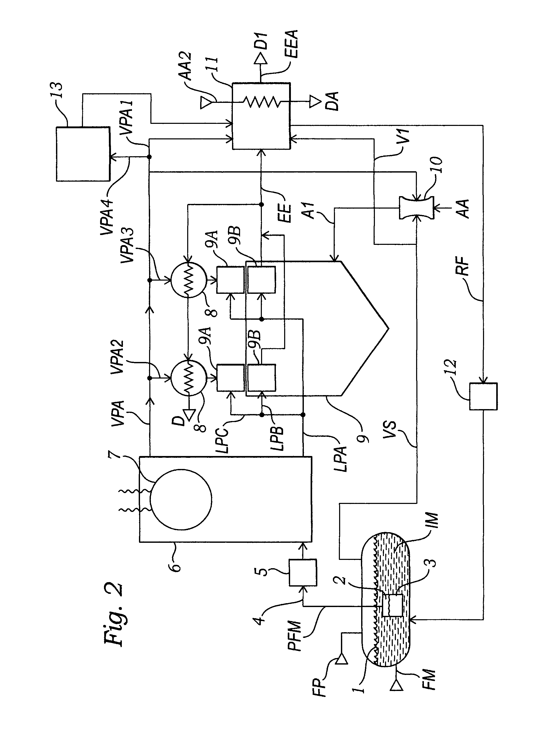 Combustion emission-reducing method