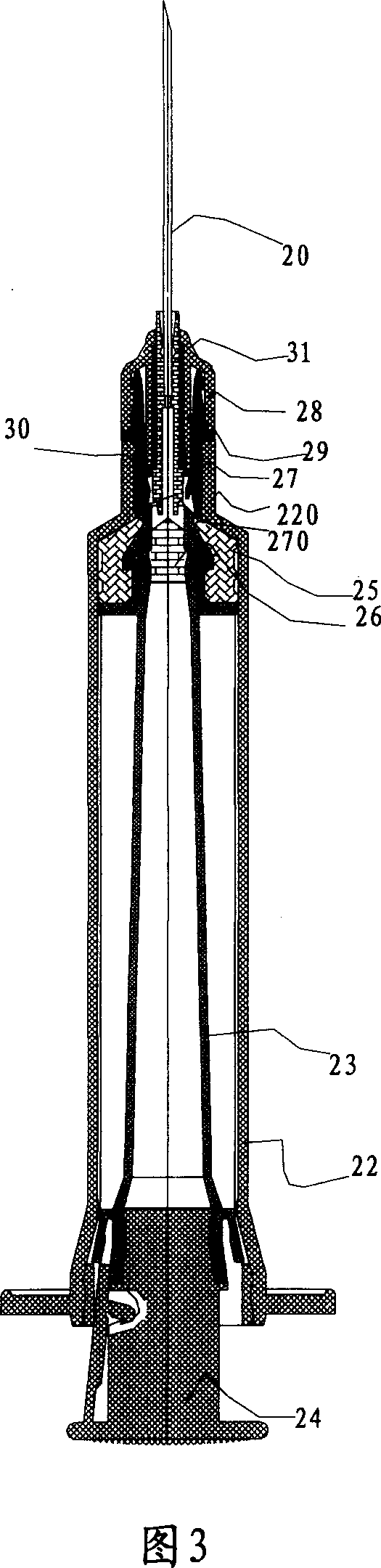 Disposable safety syringe