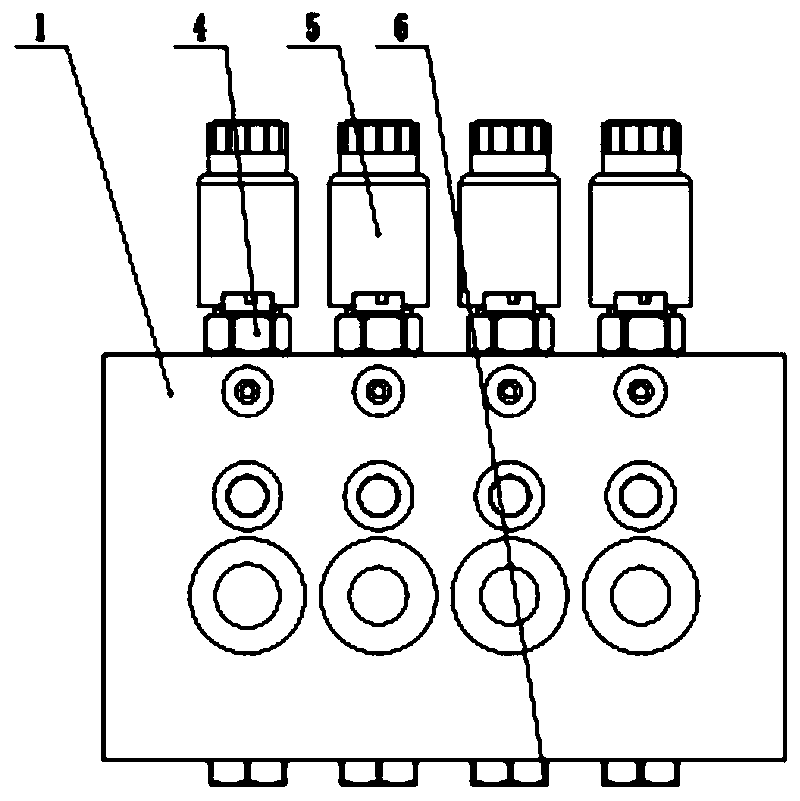 Throttling control propulsion valve bank