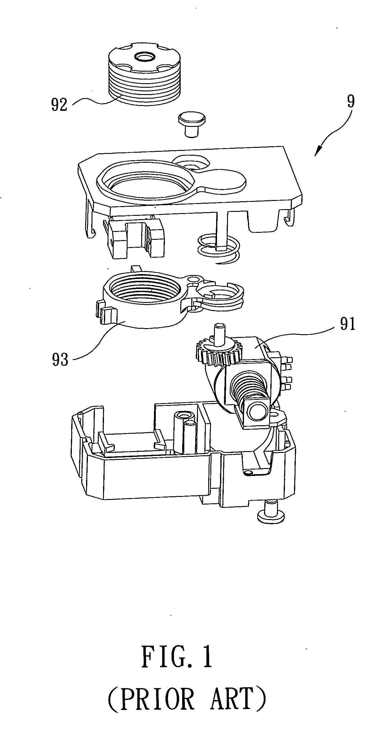 Piezoelectric driving module for lens