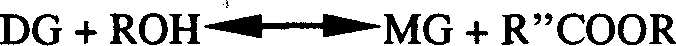 Low energy consumption production method of biological diesel oil