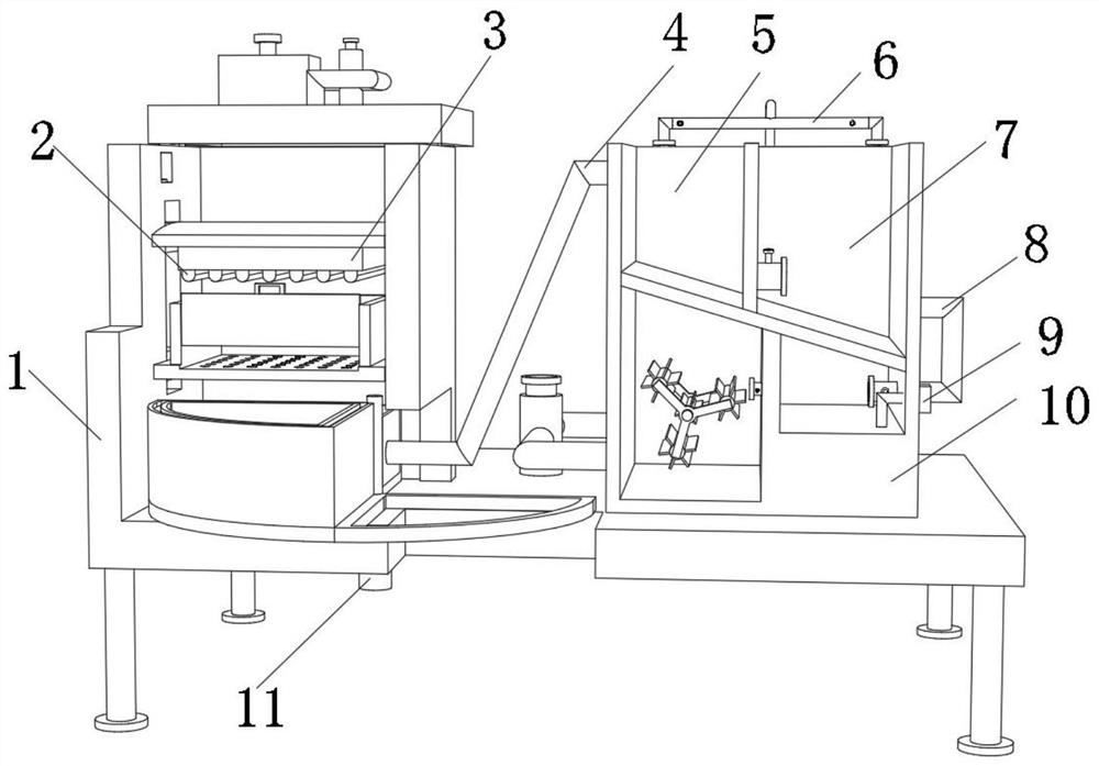 Small pig farm sewage treatment device