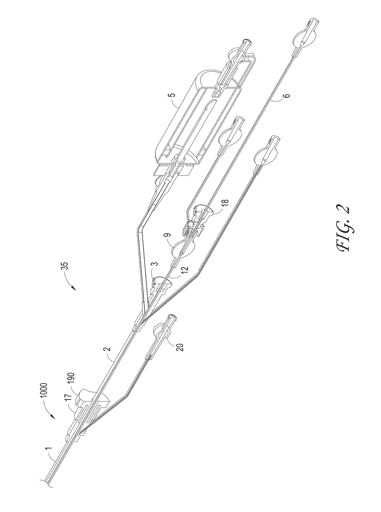 Axial lengthening thrombus capture system