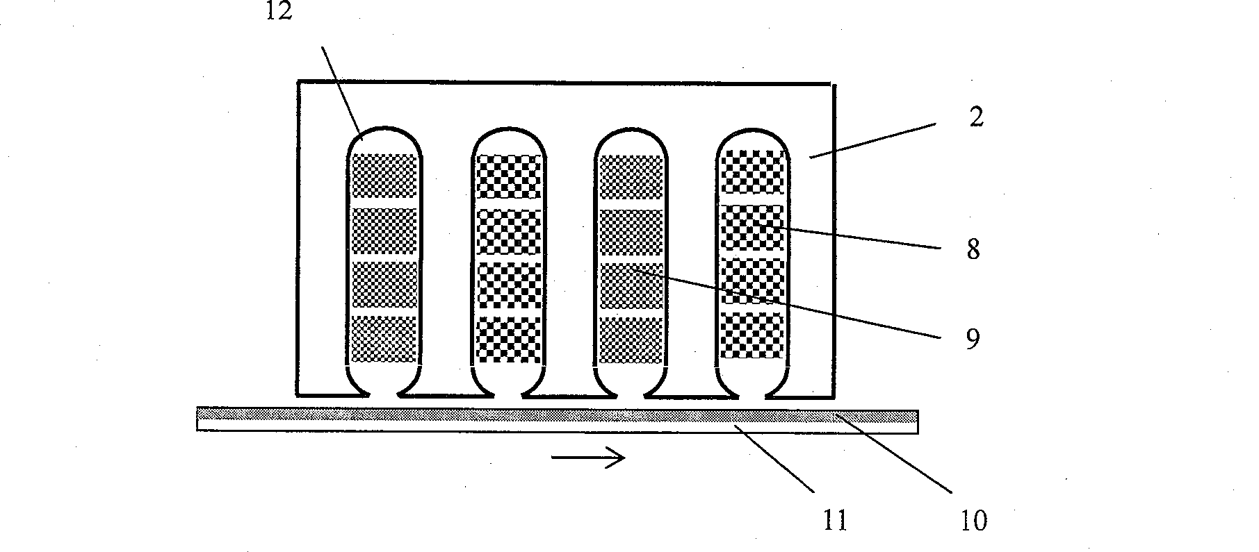 A deep slot single-phase capacitance operation linear motor