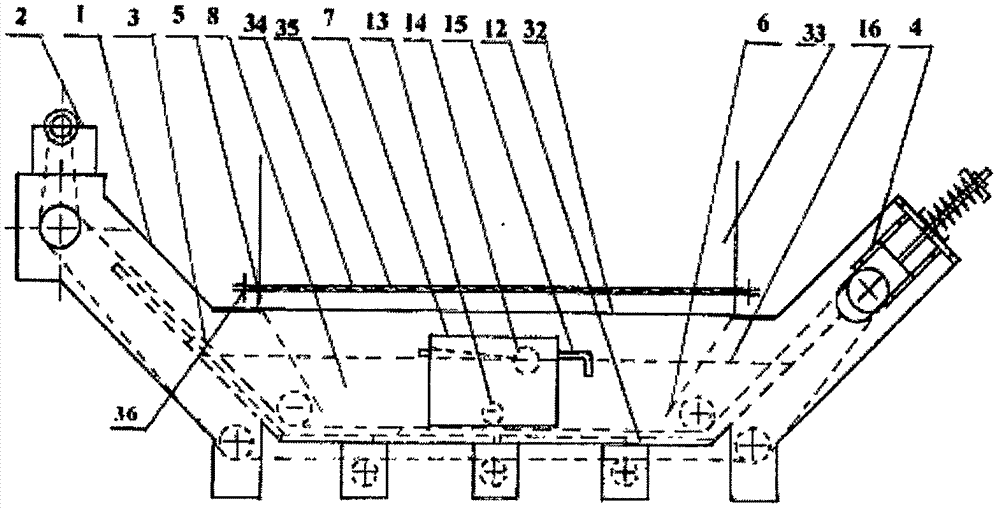 Suspension type fully enclosed deslagging system