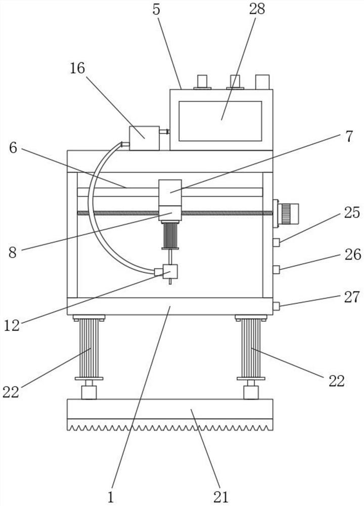 Epoxy resin dispensing device for manufacturing electronic components