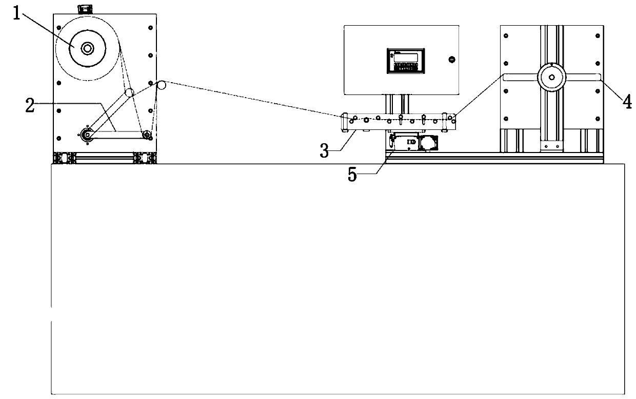 Constant-tension zero-twist fiber unfolding and winding device and operation method thereof