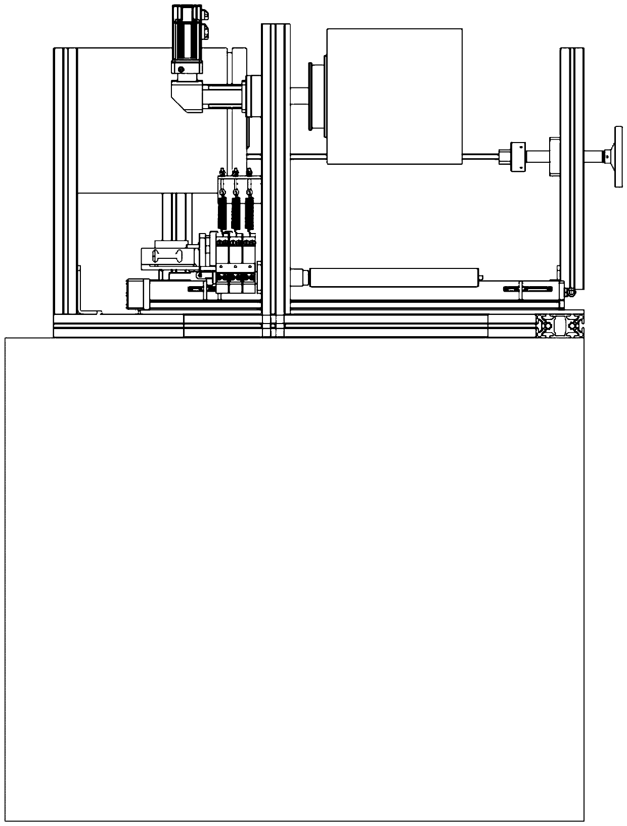 Constant-tension zero-twist fiber unfolding and winding device and operation method thereof