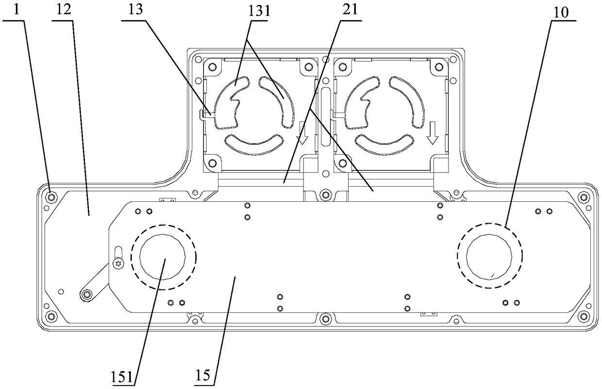 Dustproof structure, binocular sensor, and unmanned aircraft