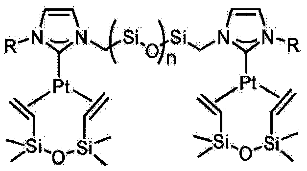 Preparation method of high-stability platinum complex catalyst and application thereof