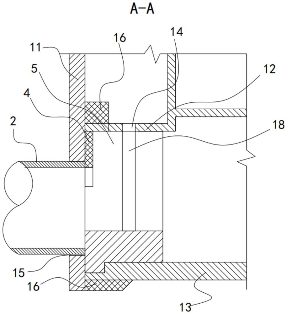 Tunnel portal structure of shield interval