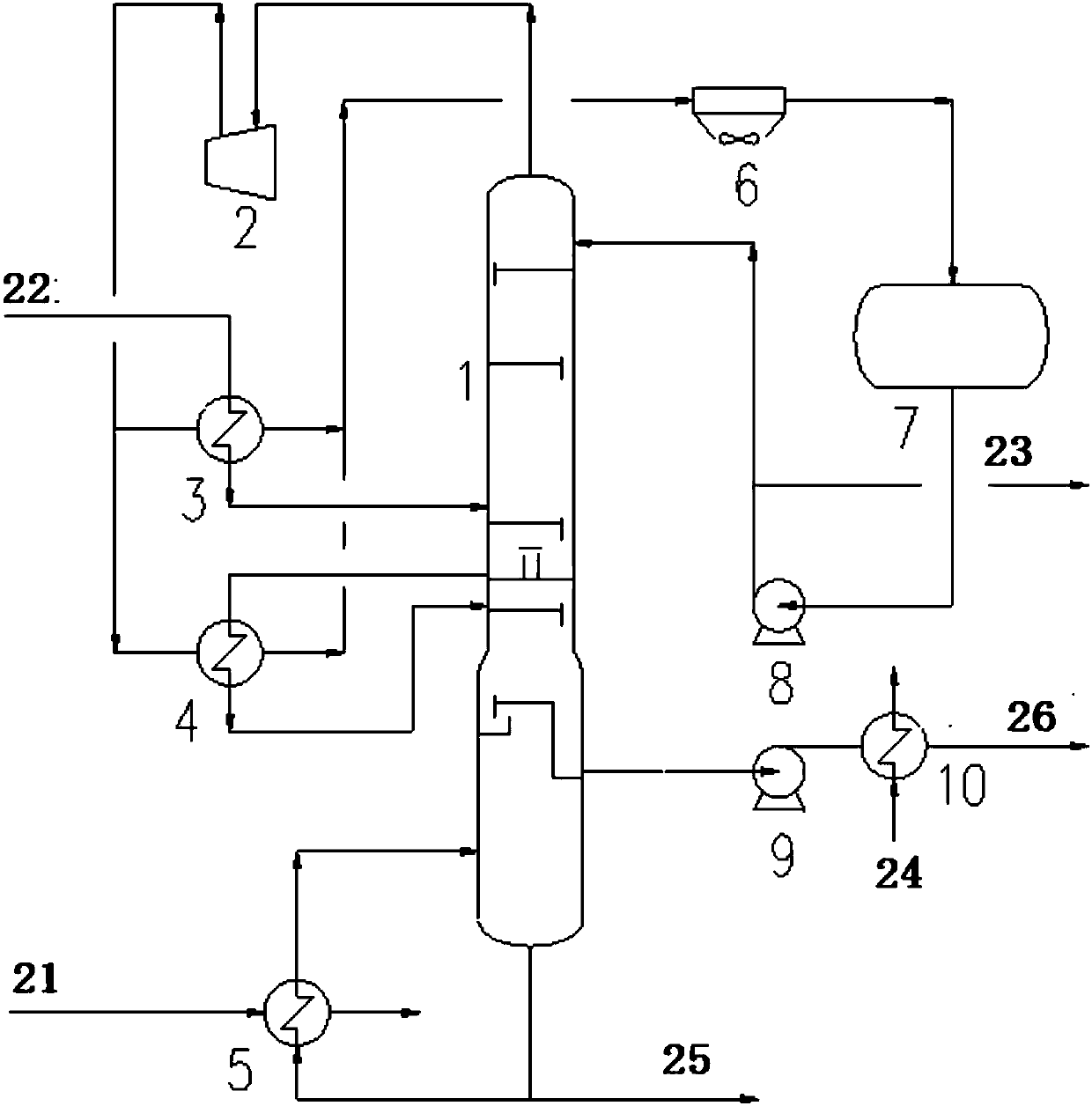 Recovery system and recovery method for dimethylacetamide in ultra-filtration membrane production wastewater