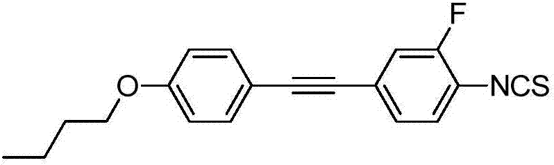 High-birefringence liquid crystal compound, and preparation method and composition thereof