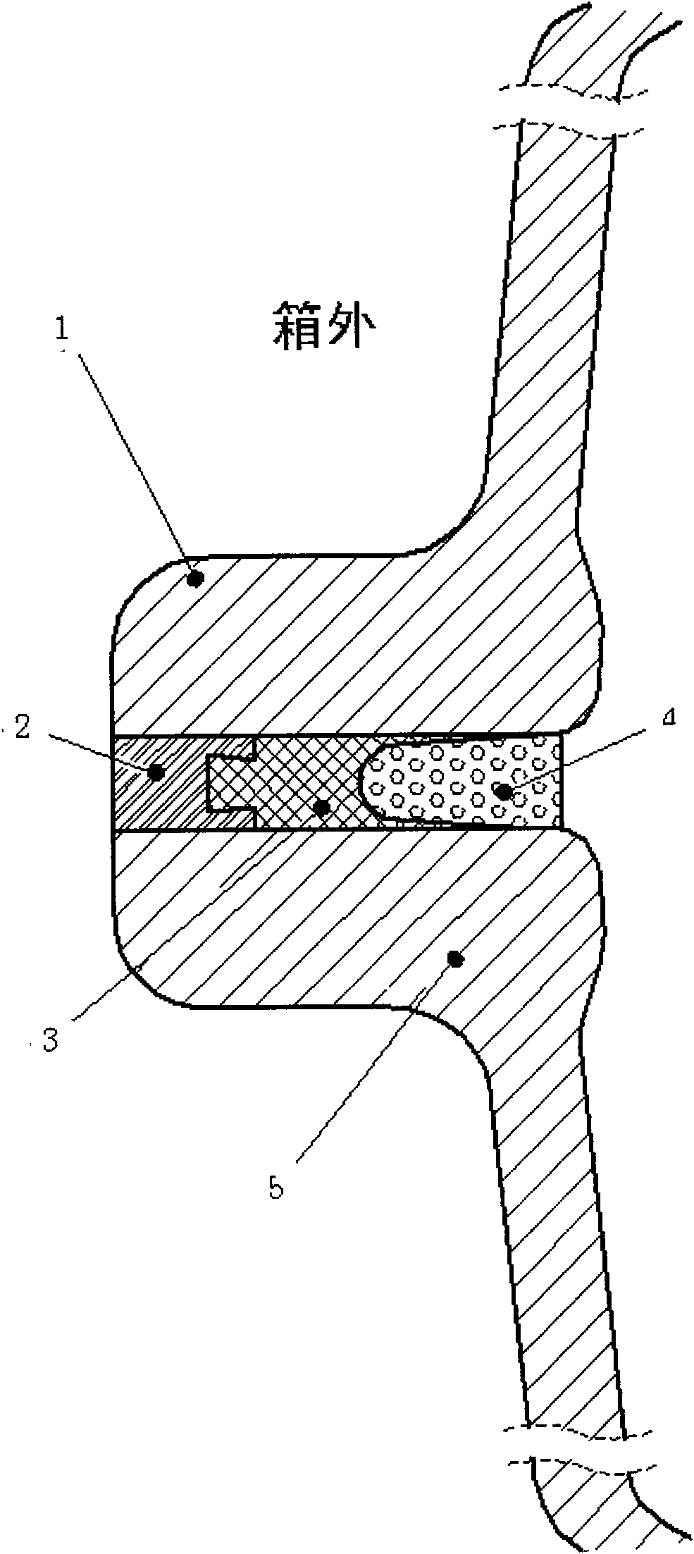 Micro-pressure difference self-sealing box opening of airtight box