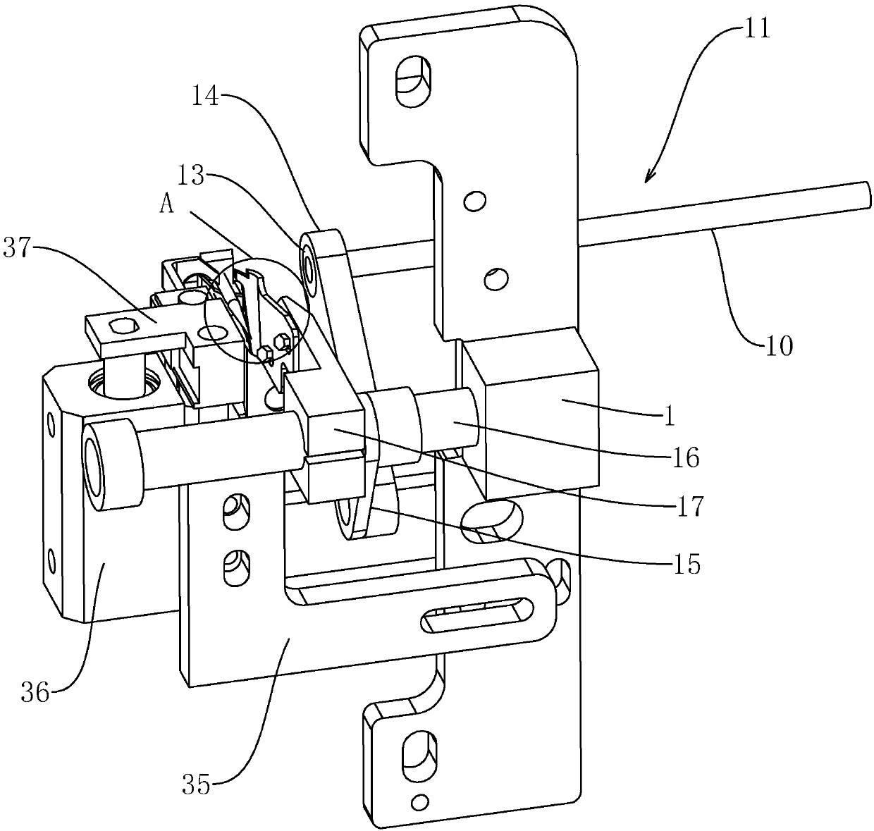 Chain type manual sewing machine