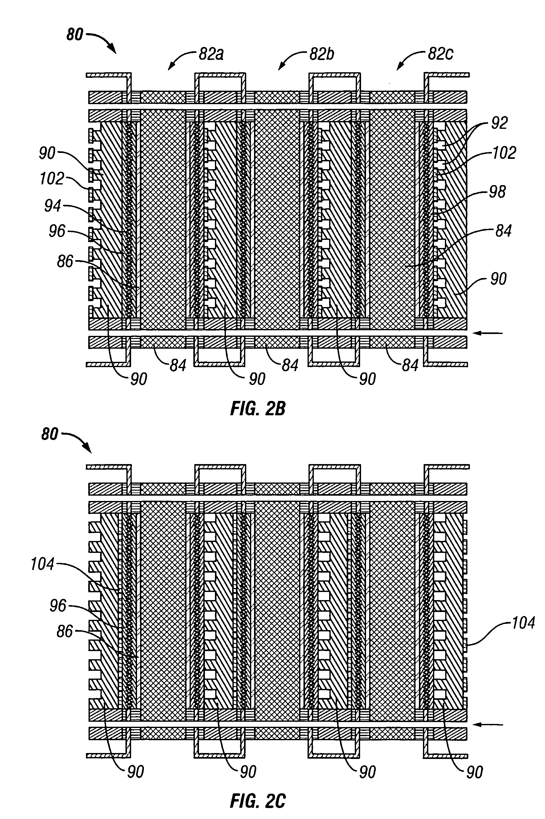 Water management in bipolar electrochemical cell stacks