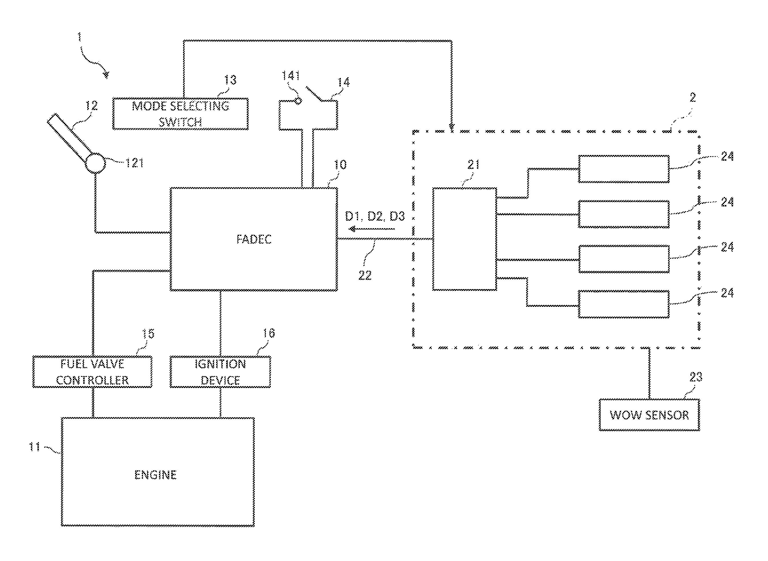 Engine control computer of aircraft, and aircraft