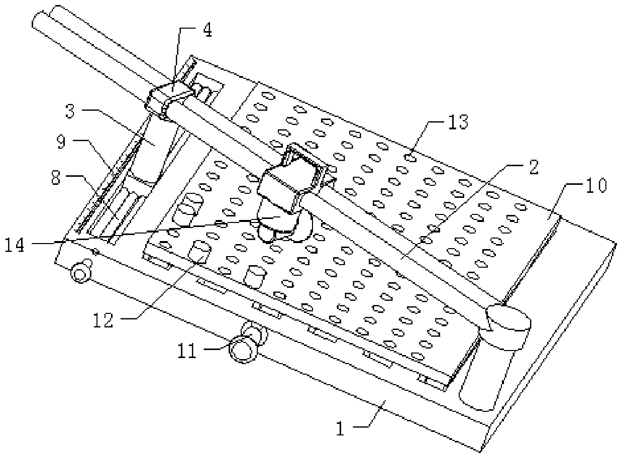 Building board machining device for construction site