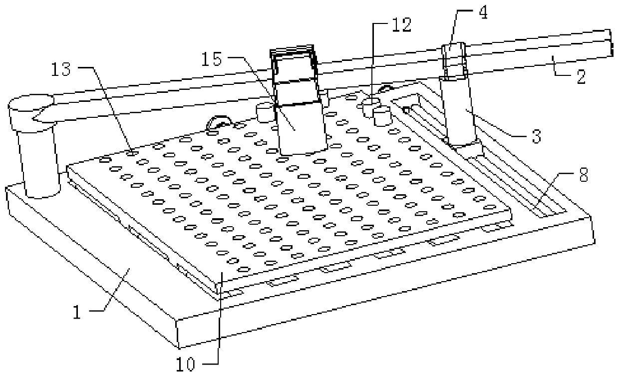 Building board machining device for construction site