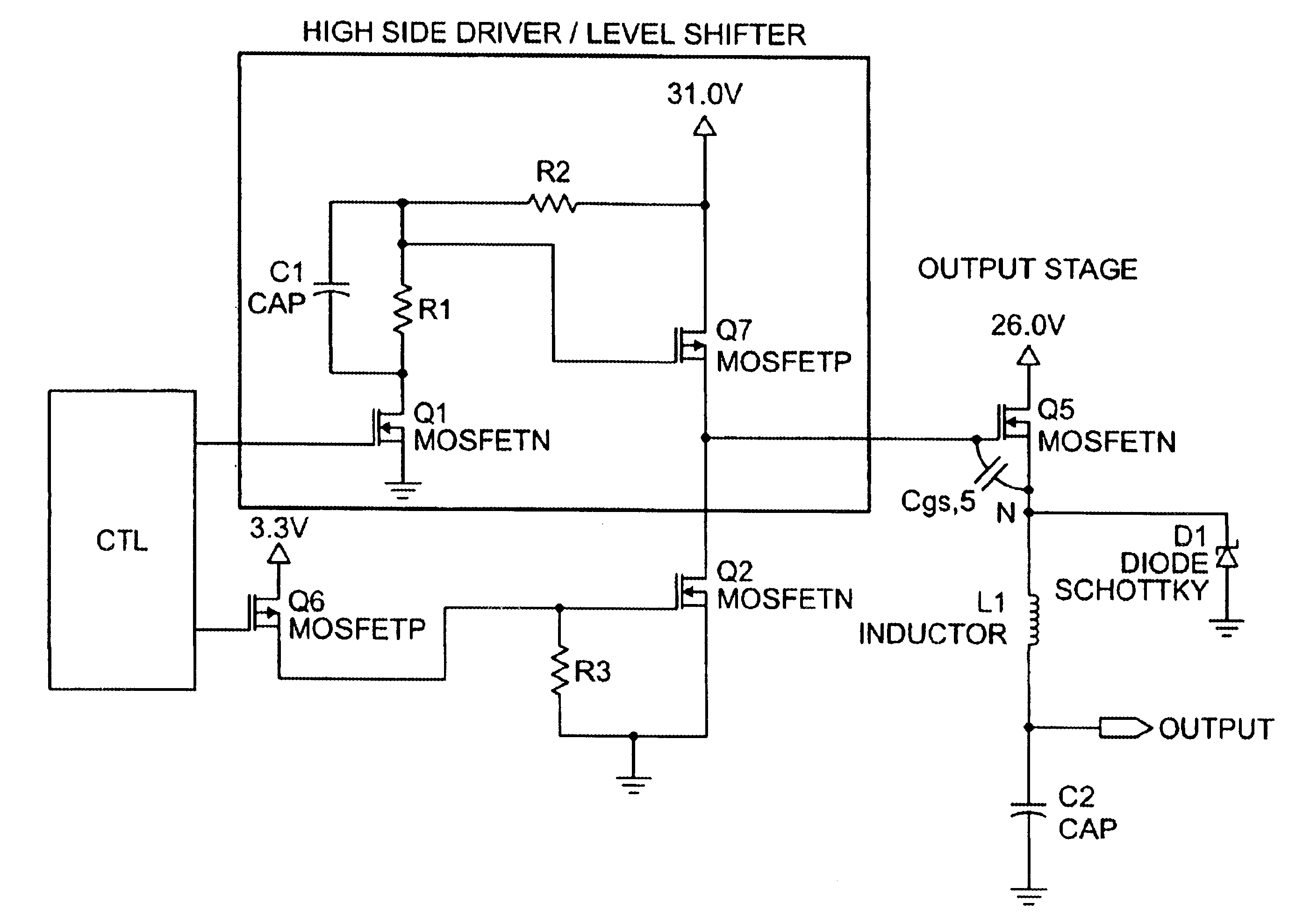 Switch mode power supply and driving method for efficient RF amplification