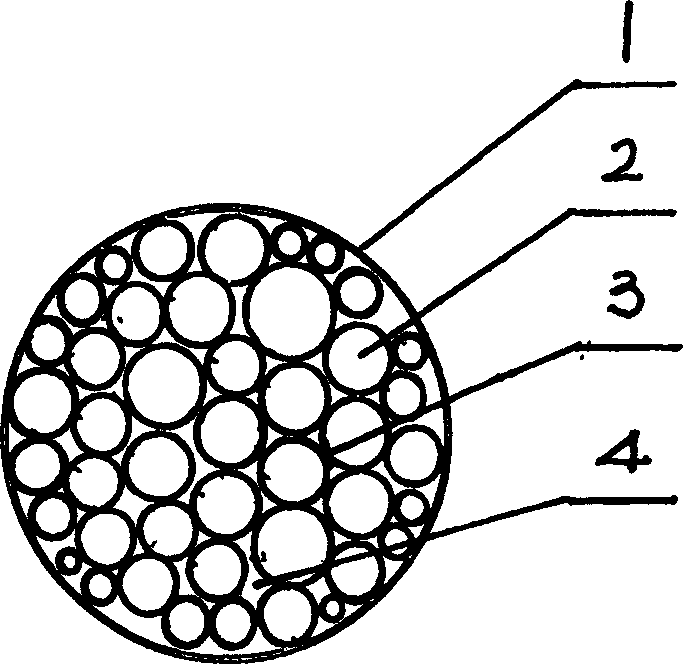 Aluminium/yttrium zirconium tertiary composite oxide nano structure aggregate powder and its producing method