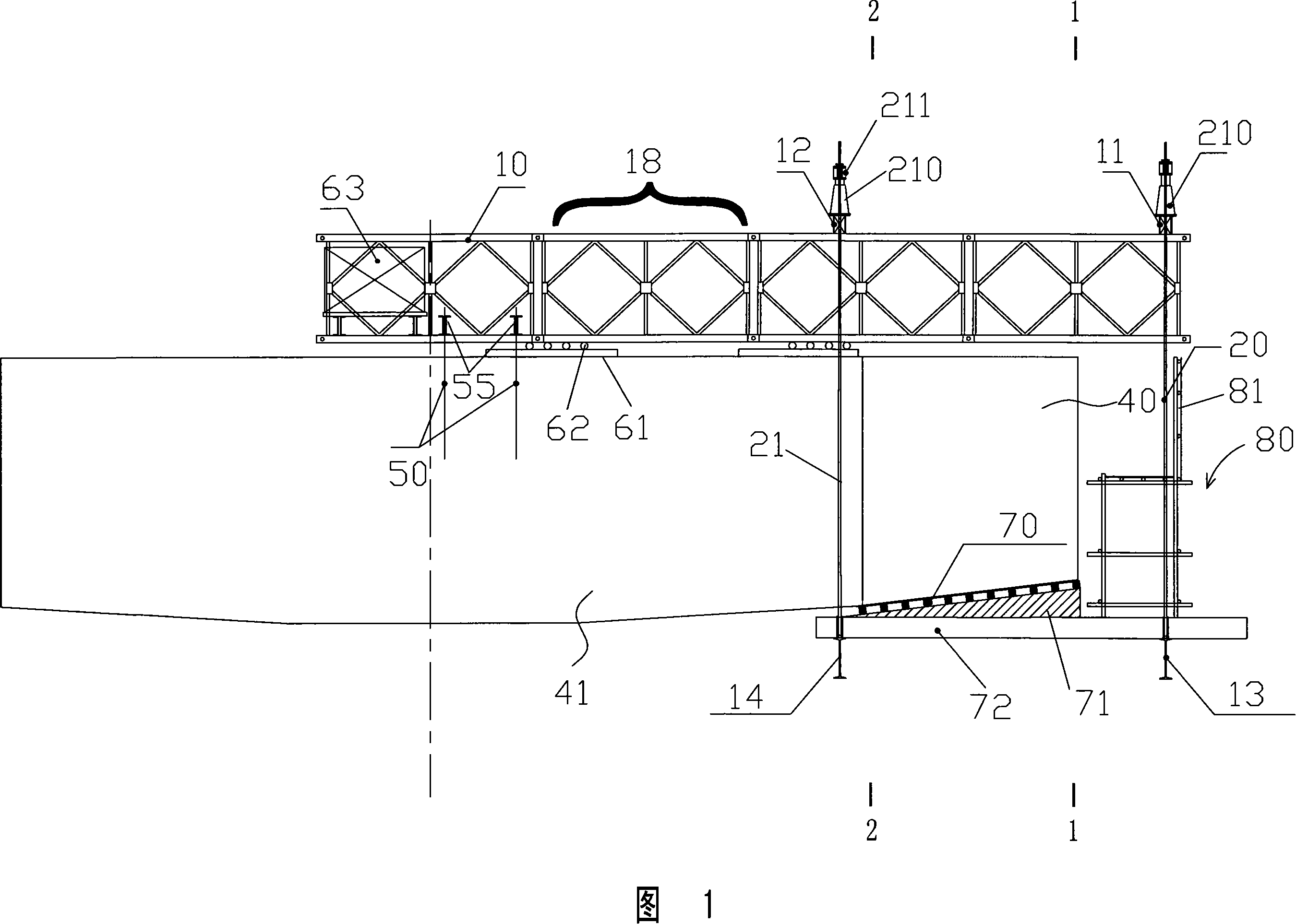 Beret truss type hanging basket and assembling method thereof