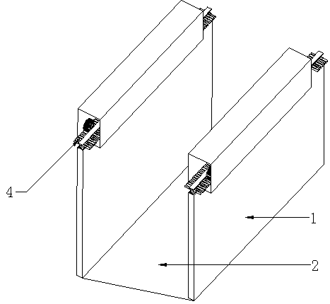 Fermenting device and fermenting method for soilless culture matrix