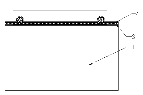 Fermenting device and fermenting method for soilless culture matrix